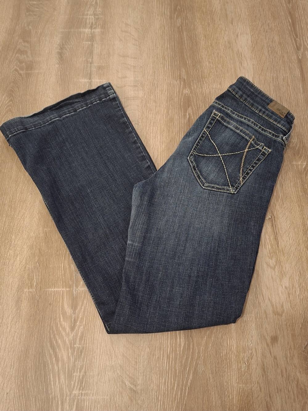 Ariat Women's Rascal Slim Trouser High Rise Jeans 27S Dark Wash *962*